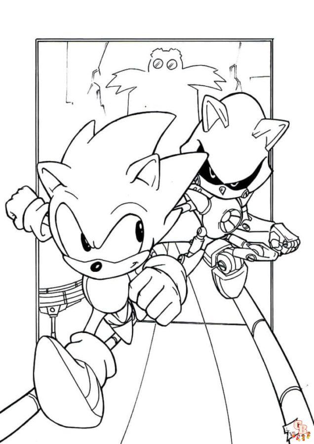 Raskrasil.com Coloring Pages Metal Sonic x