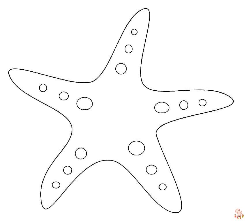 Raskrasil.com Starfish Coloring Pages