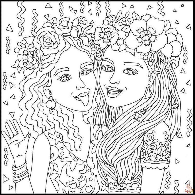 Coloriage ados Styles de coloriage populaires chez les adolescents