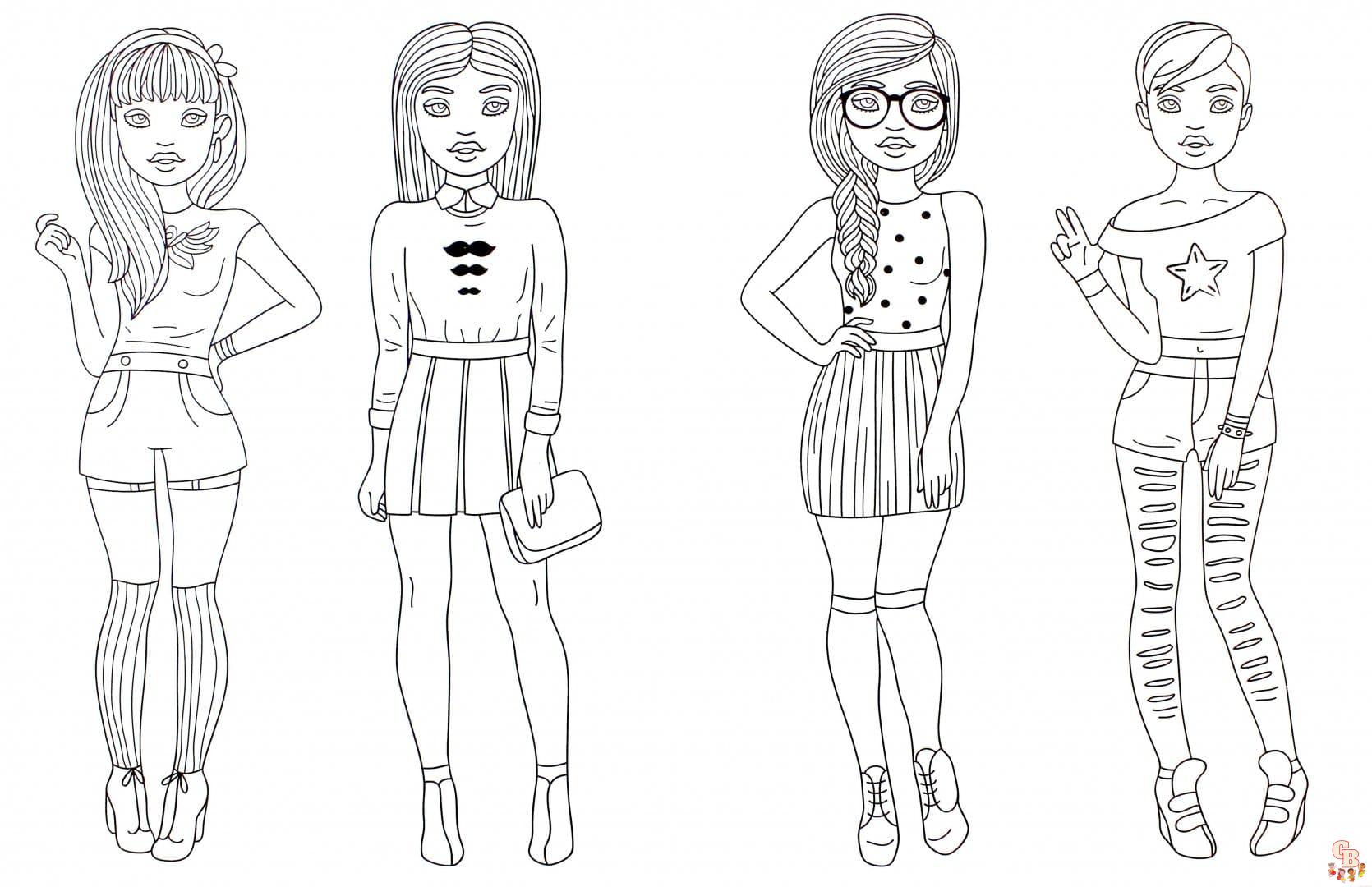 Coloriage ados Styles de coloriage populaires chez les adolescents