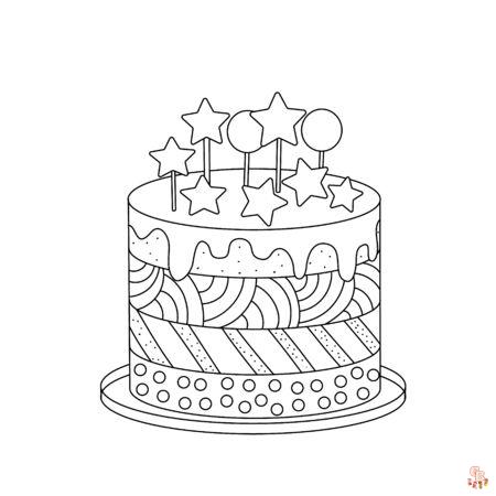 Coloriage anniversaire Dessins de ballons, cadeaux, personnages de fête et plus encore!