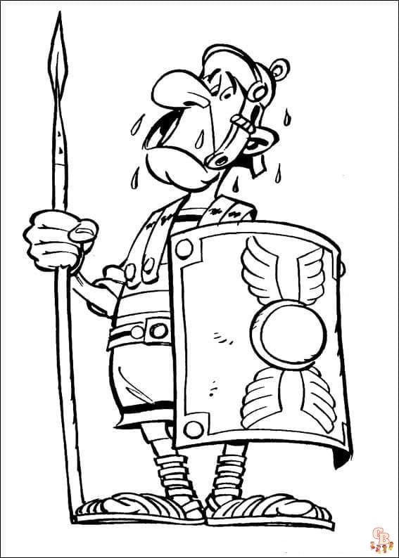 Coloriage Astérix - Coloriages gratuits et pages à colorier