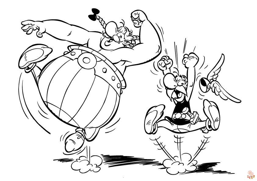 Coloriage Astérix - Coloriages gratuits et pages à colorier