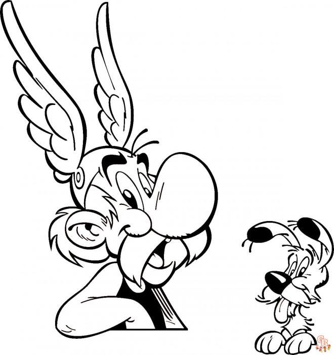 Coloriage Astérix - Coloriages gratuits et pages à colorier