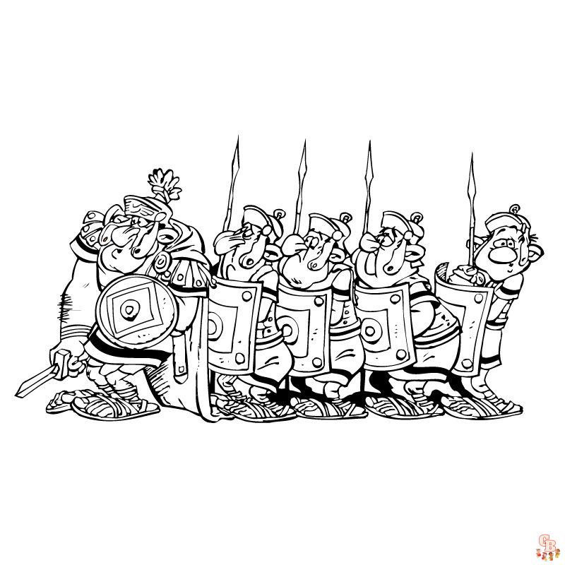 Coloriage Astérix - Coloriages gratuits et pages à colorier