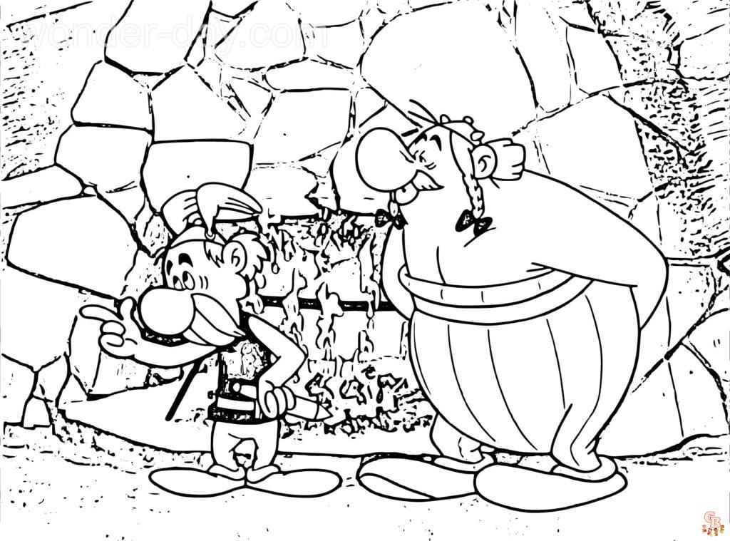 Coloriage Astérix - Coloriages gratuits et pages à colorier