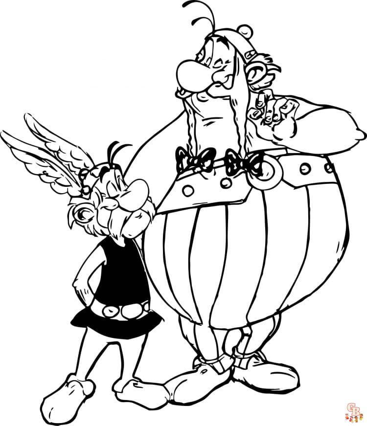 Coloriage Astérix - Coloriages gratuits et pages à colorier