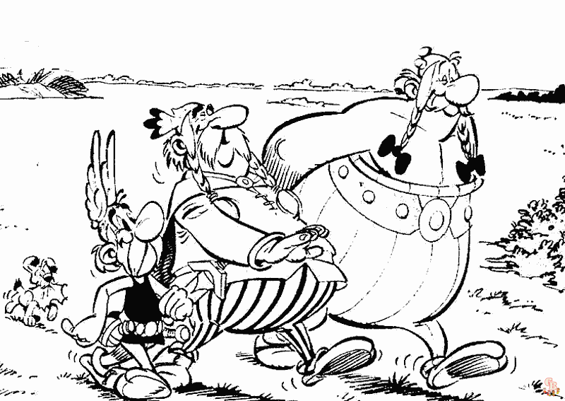 Coloriage Astérix - Coloriages gratuits et pages à colorier