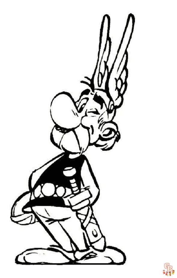 Coloriage Astérix - Coloriages gratuits et pages à colorier