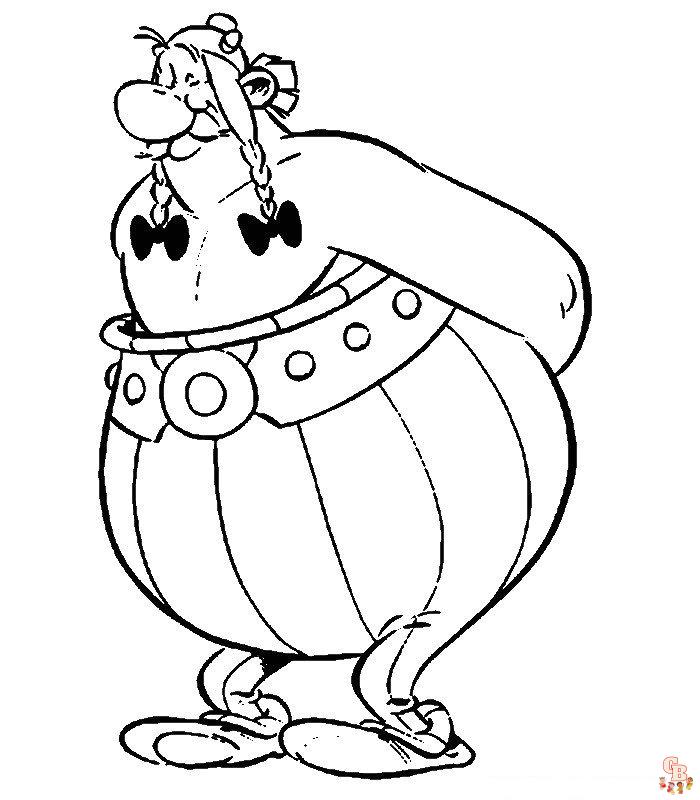 Coloriage Astérix - Coloriages gratuits et pages à colorier