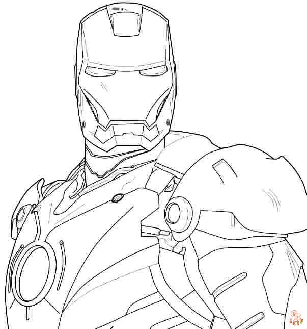 Coloriage Avengers Captain America, Iron Man, Thor, Hulk, Thanos, Spider-Man