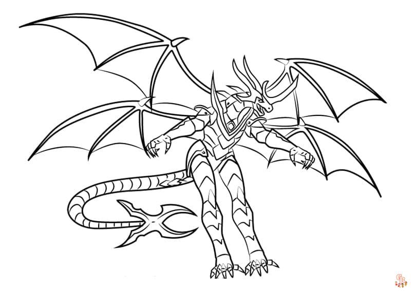 Coloriage Bakugan - Pages de coloriage gratuits en ligne Dessins à colorier pour enfants