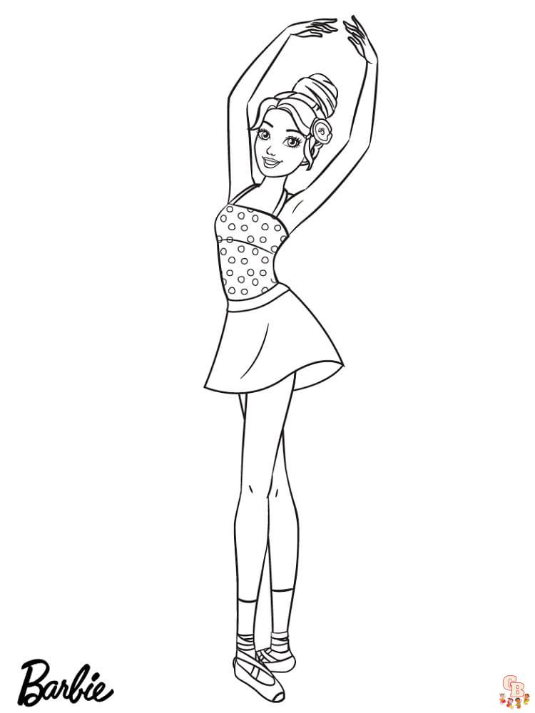 Coloriage Barbie gratuitement - Les meilleures coloriages de Barbie pour enfants