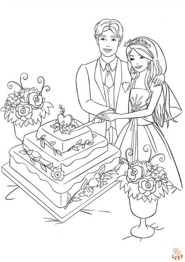 Coloriage Barbie gratuitement - Les meilleures coloriages de Barbie pour enfants