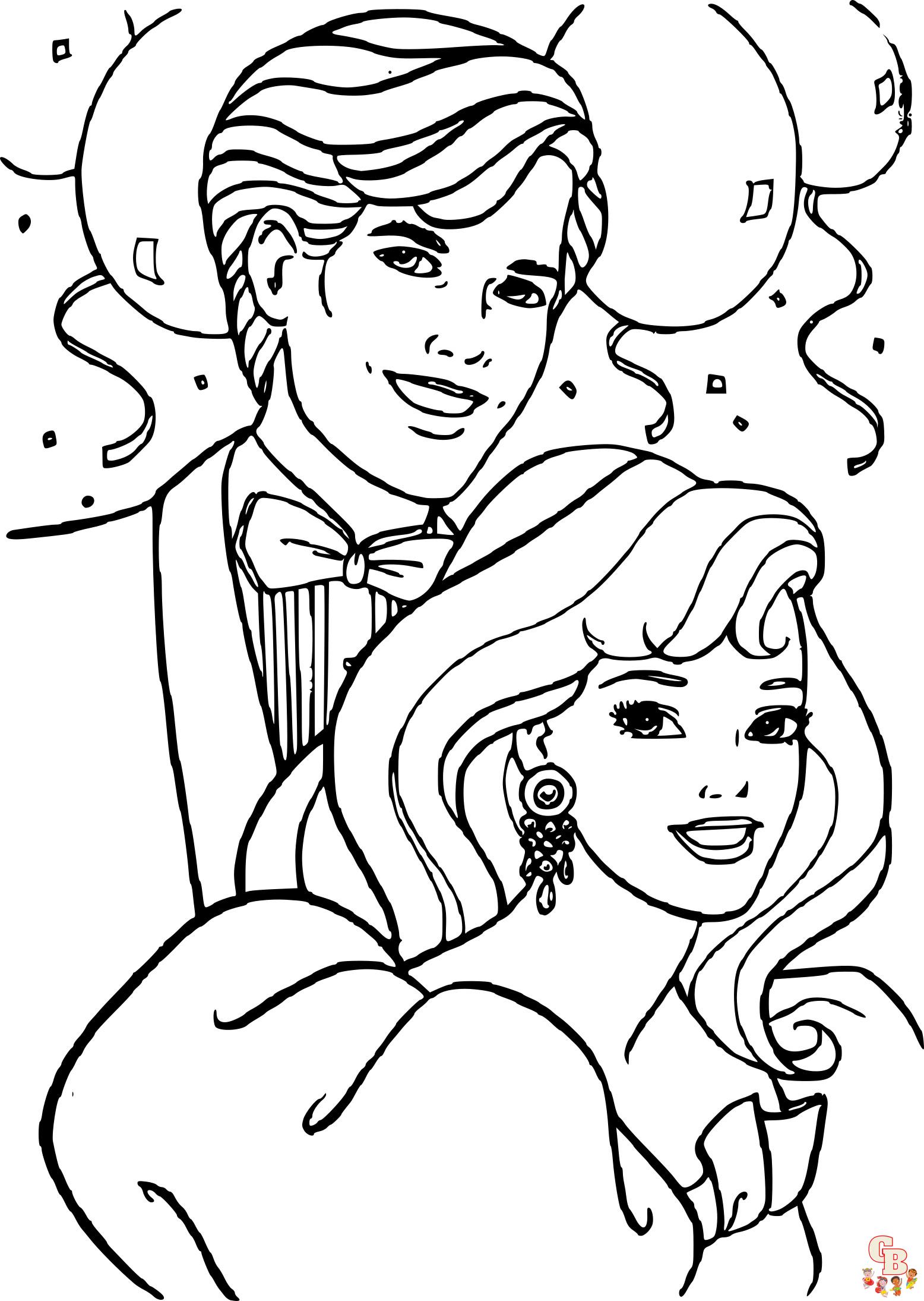 Coloriage Barbie gratuitement - Les meilleures coloriages de Barbie pour enfants