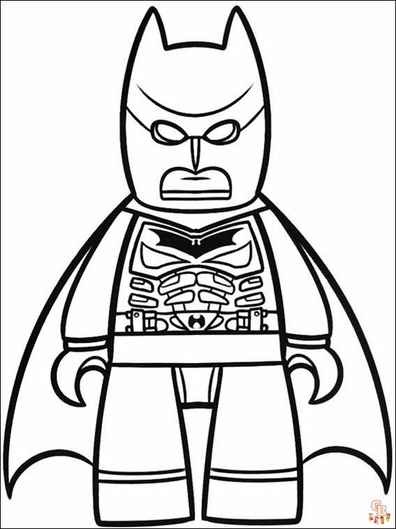 Les meilleurs coloriages Batman à imprimer - Coloriage Batman et Robin, LEGO, Joker, Catwoman