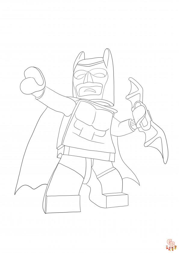 Les meilleurs coloriages Batman à imprimer - Coloriage Batman et Robin, LEGO, Joker, Catwoman