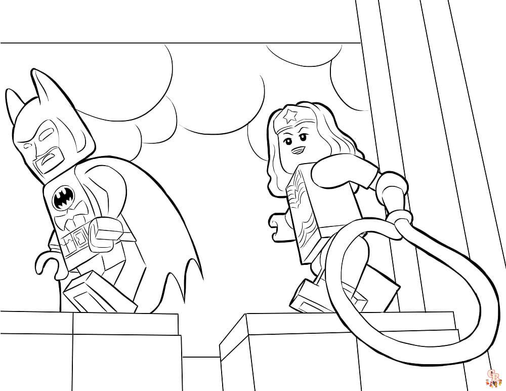 Les meilleurs coloriages Batman à imprimer - Coloriage Batman et Robin, LEGO, Joker, Catwoman