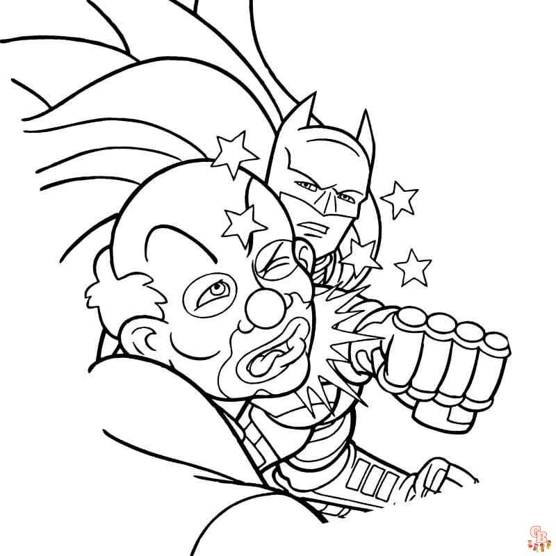 Les meilleurs coloriages Batman à imprimer - Coloriage Batman et Robin, LEGO, Joker, Catwoman