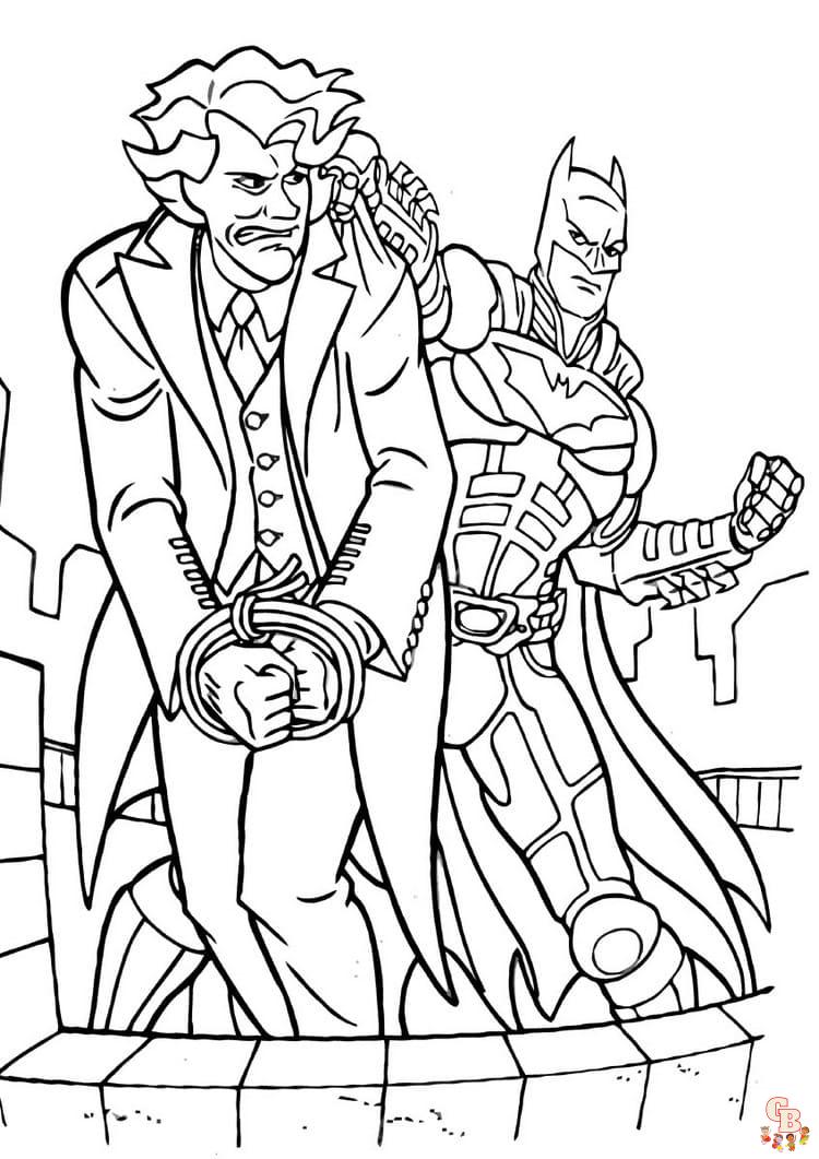 Les meilleurs coloriages Batman à imprimer - Coloriage Batman et Robin, LEGO, Joker, Catwoman