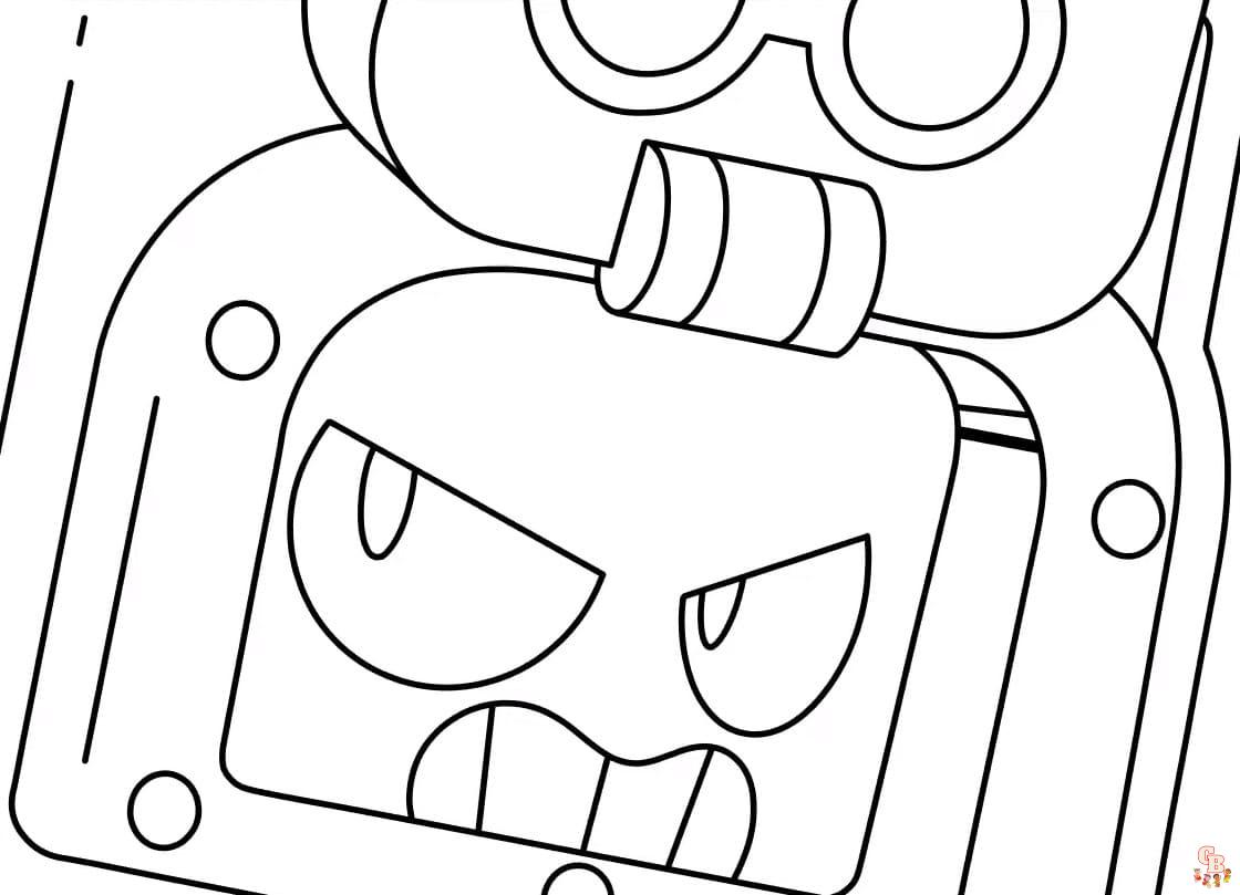 Coloriage Brawl Stars gratuits pour enfants - Les meilleurs dessins à colorier de personnages populaires