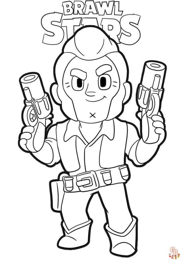 Coloriage Brawl Stars gratuits pour enfants - Les meilleurs dessins à colorier de personnages populaires