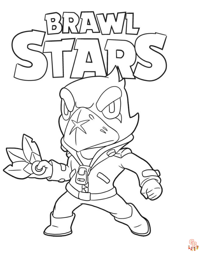 Coloriage Brawl Stars gratuits pour enfants - Les meilleurs dessins à colorier de personnages populaires