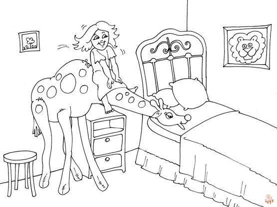 Coloriage de chambre idées et modèles pour enfants et adultes