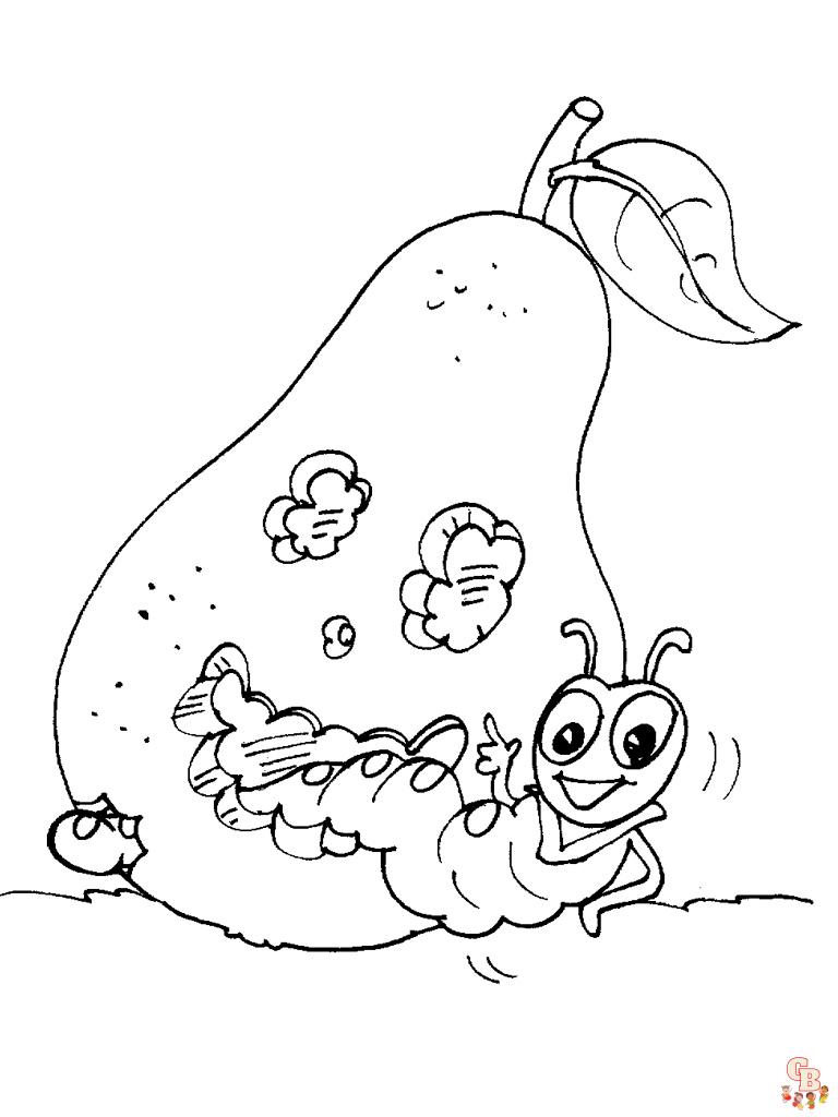 Chenille coloriage - Dessins de Chenille à colorier pour enfants et adultes