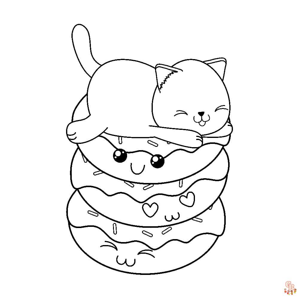 coloriage Donut