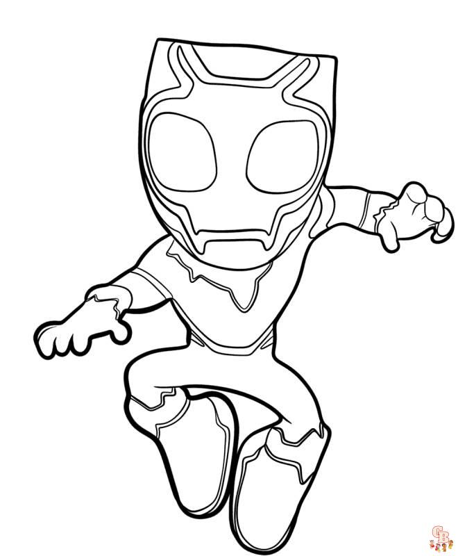 coloriage Wakanda