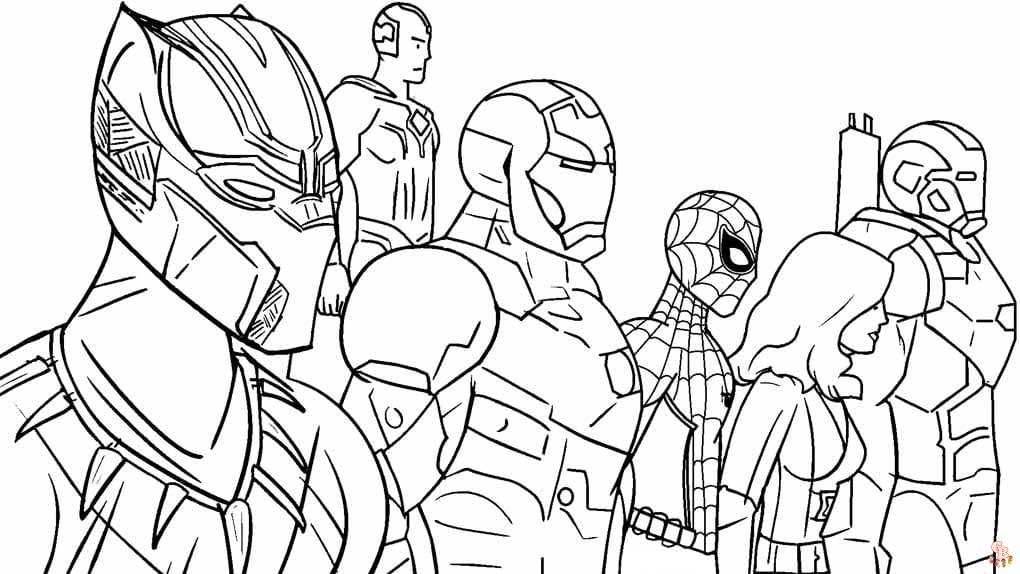 coloriage Wakanda