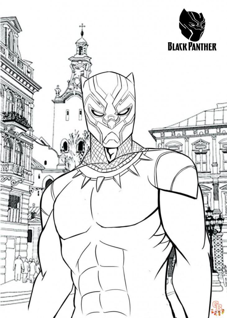 coloriage Wakanda