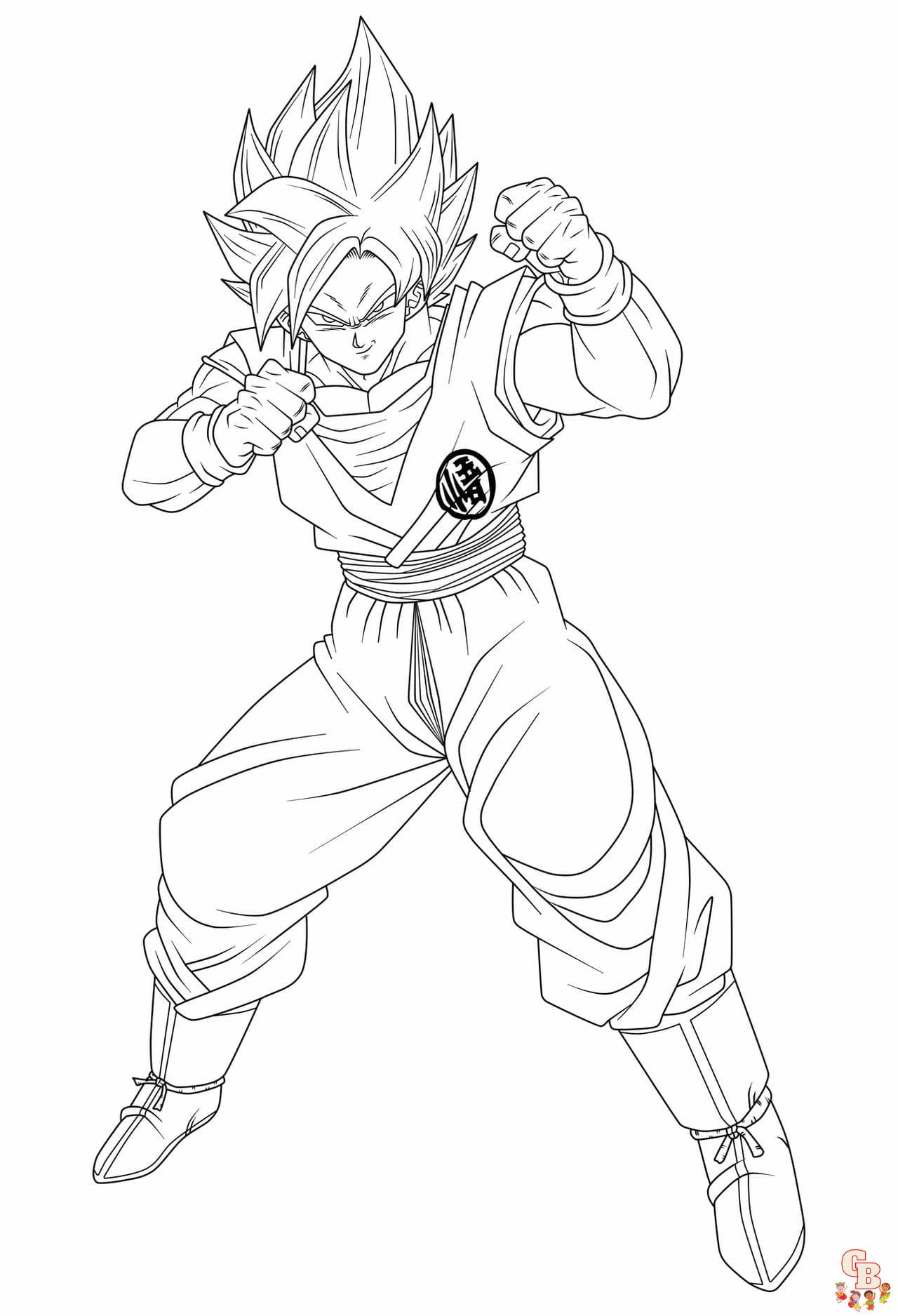 coloriage de Sangoku