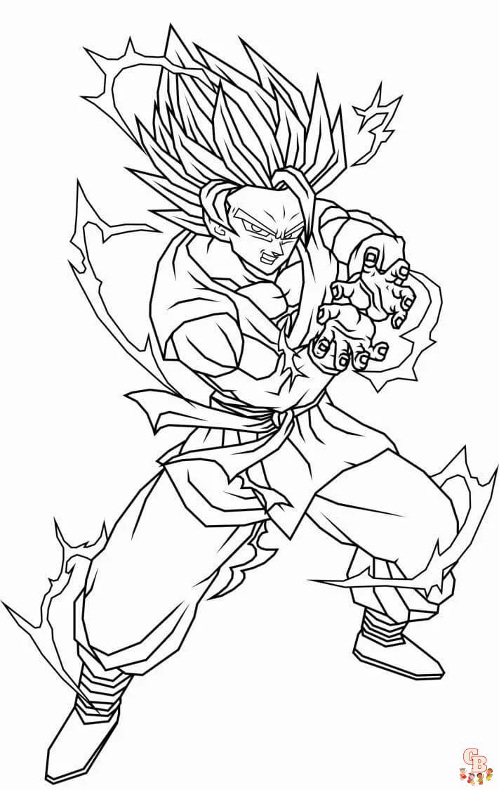 coloriage de Sangoku