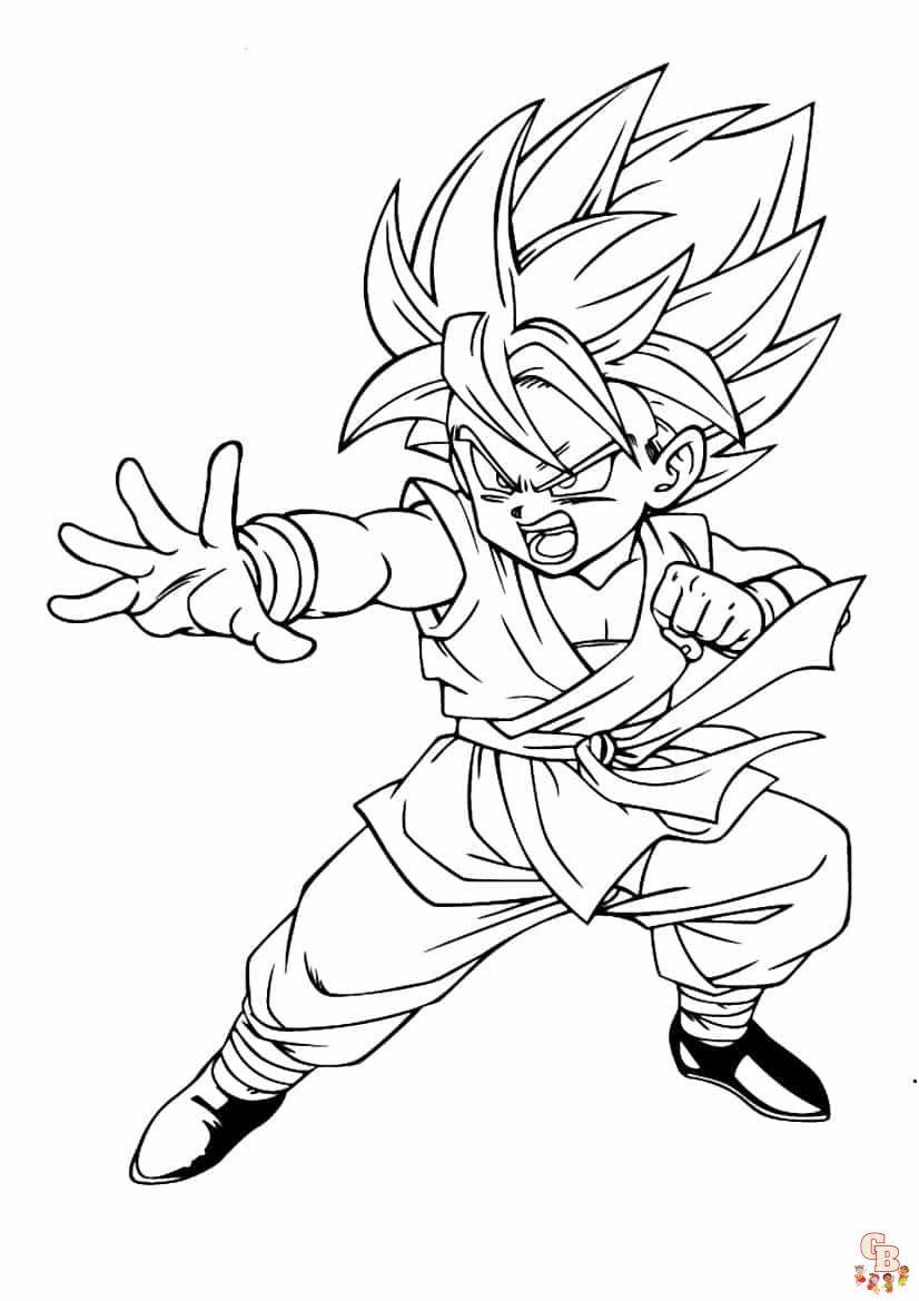 coloriage de Sangoku