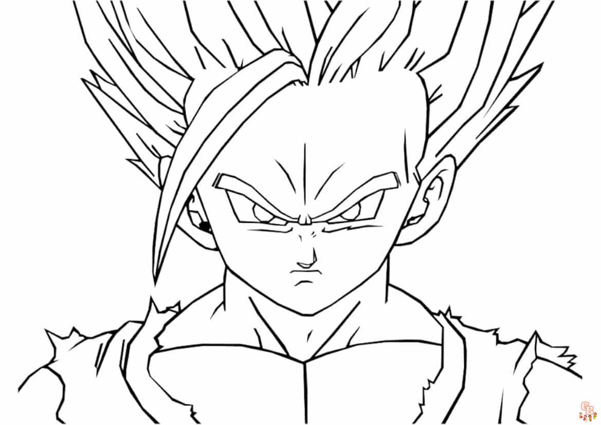 coloriage de Sangoku