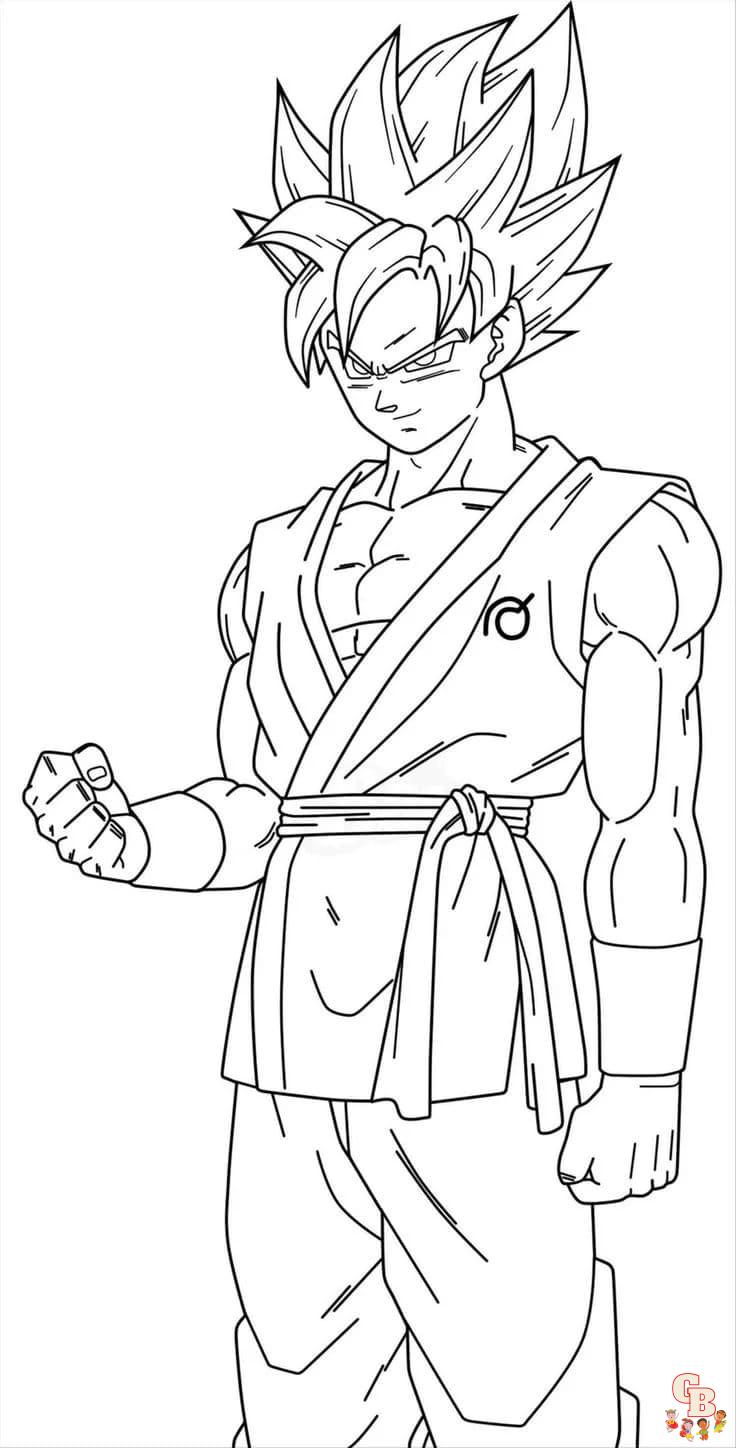 coloriage de Sangoku