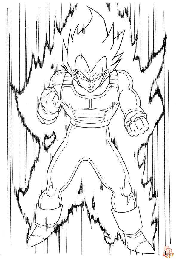 coloriage dragon ball z