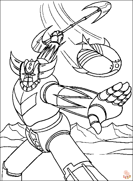 coloriage goldorak