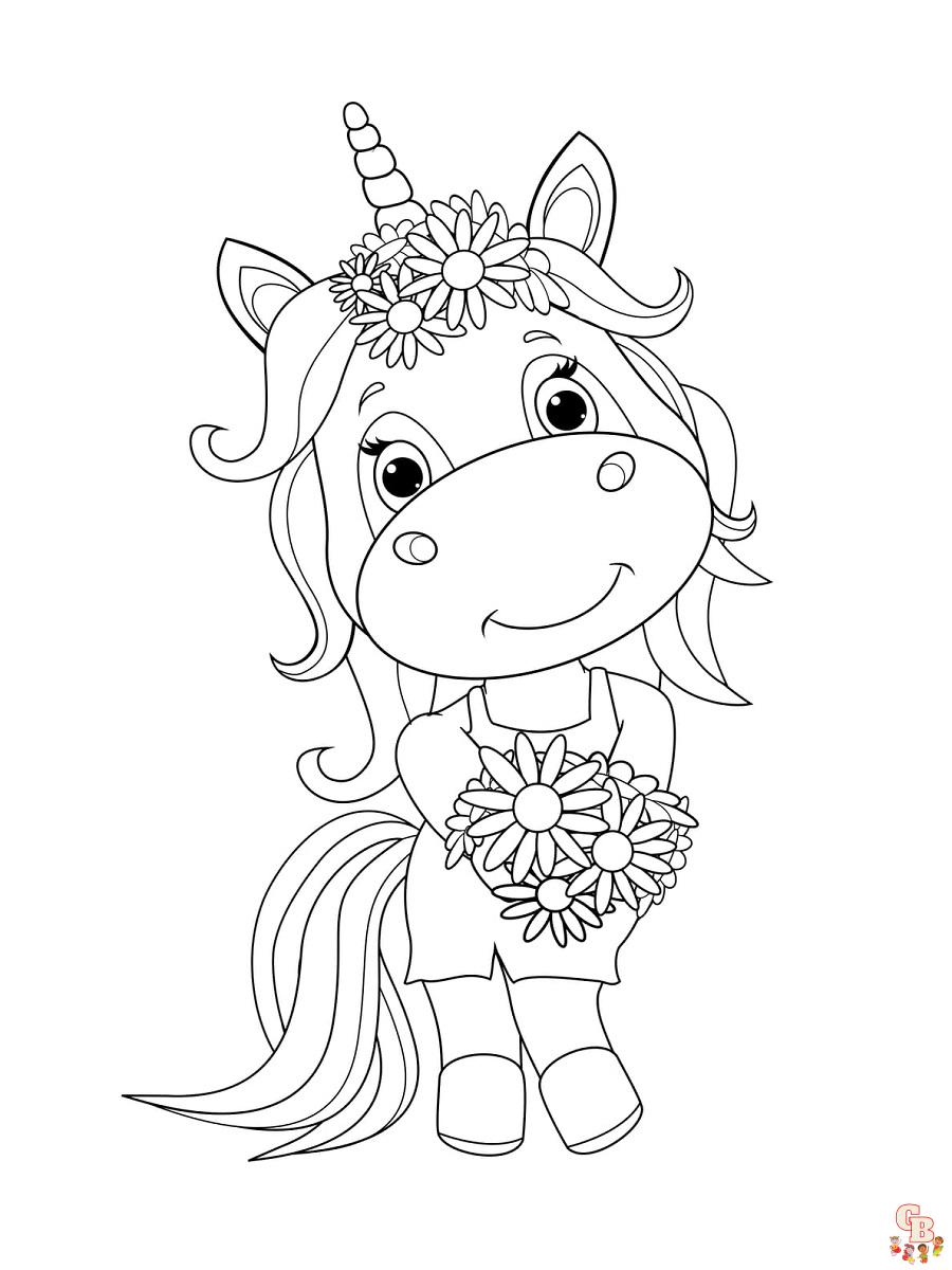 coloriage licorne