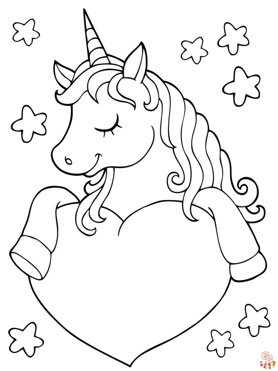 coloriage licorne