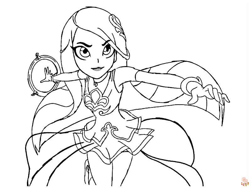 coloriage lolirock rotated