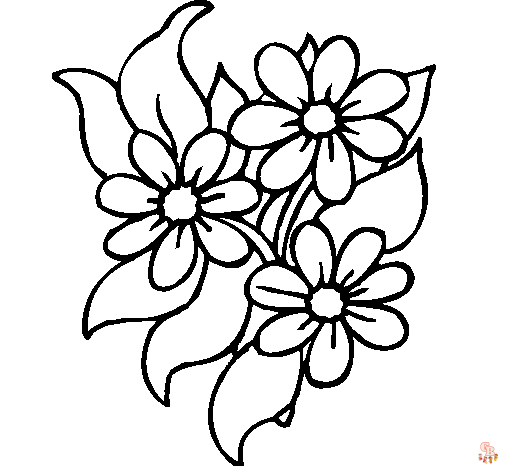 coloriage marguerite