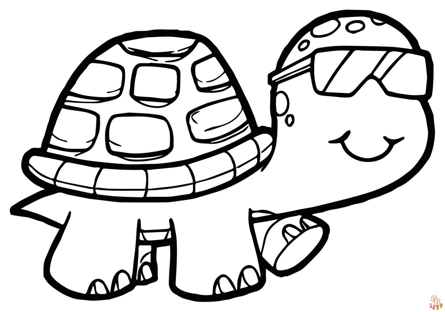 coloriage tortues