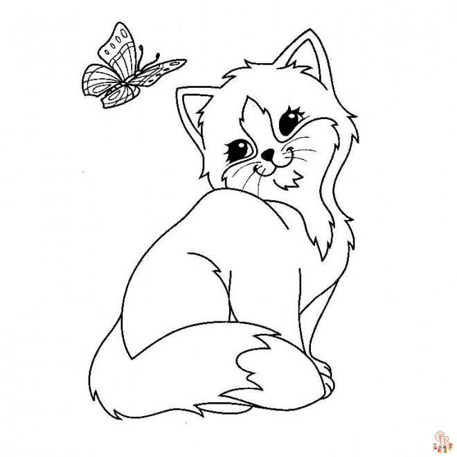 coloriages chaton