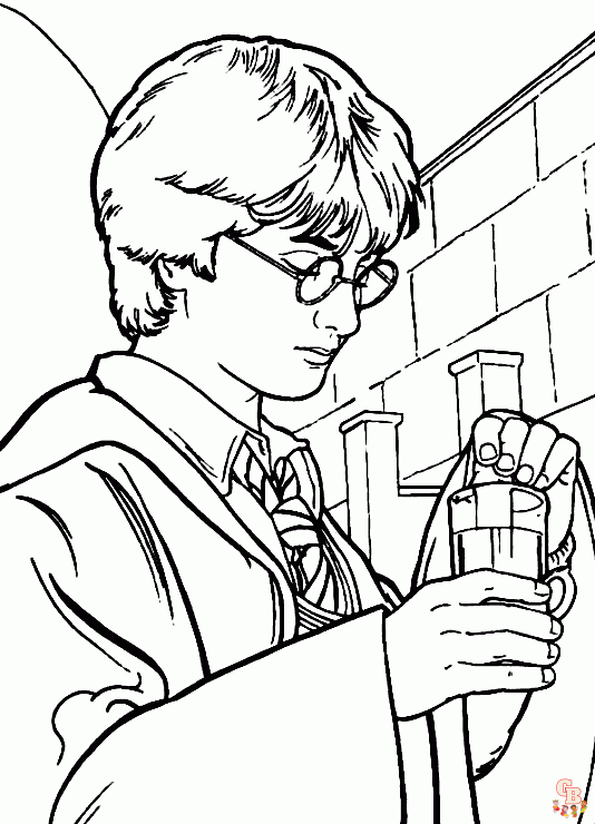 coloriages harry potter