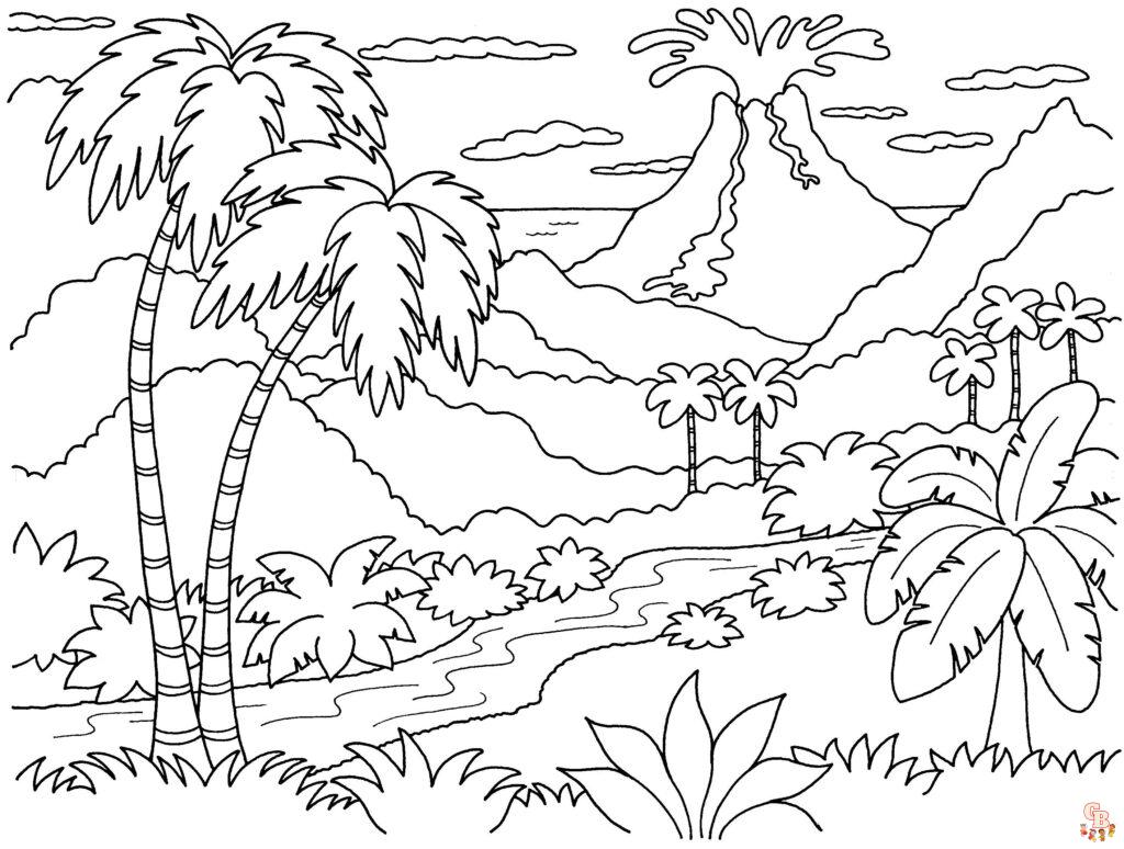 coloriages nature