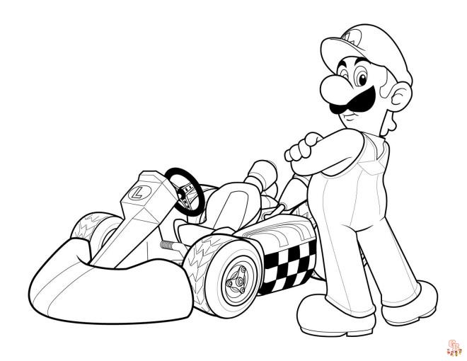 colorier de Mario Kart