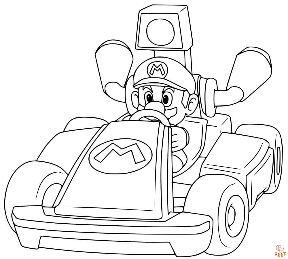 colorier de Mario Kart